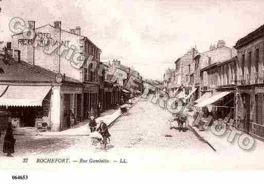 Ville de ROCHEFORT, carte postale ancienne