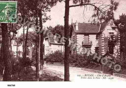 Ville de ROYAN, carte postale ancienne