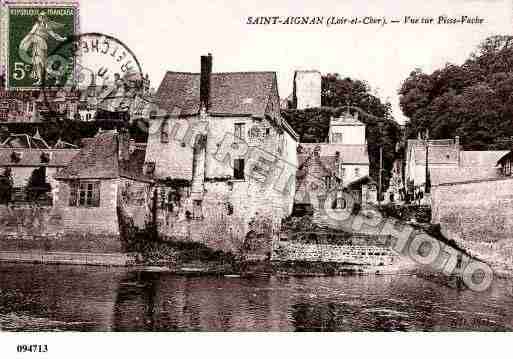 Ville de SAINTAIGNAN, carte postale ancienne