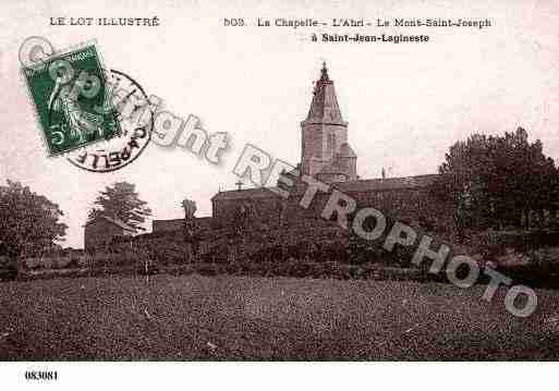 Ville de SAINTJEANLAGINESTE, carte postale ancienne