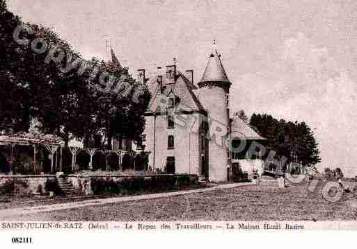 Ville de SAINTJULIENDERATZ, carte postale ancienne