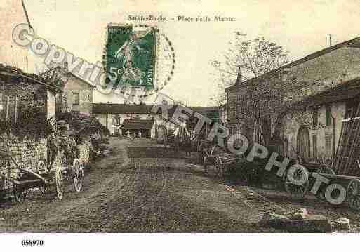 Ville de SAINTEBARBE, carte postale ancienne