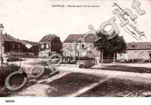 Ville de SAUVILLE, carte postale ancienne