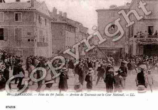 Ville de TARASCON, carte postale ancienne