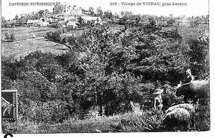 Ville de VITRACenVIADENE, carte postale ancienne