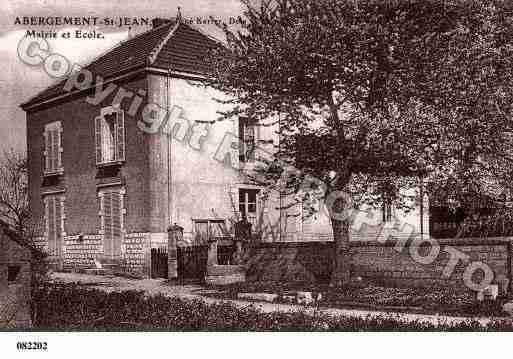 Ville de ABERGEMENTSAINTJEAN, carte postale ancienne