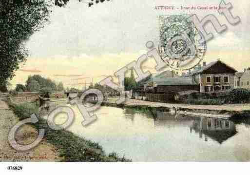 Ville de ATTIGNY, carte postale ancienne