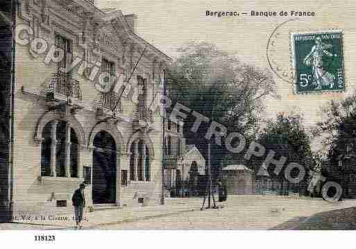 Ville de BERGERAC, carte postale ancienne