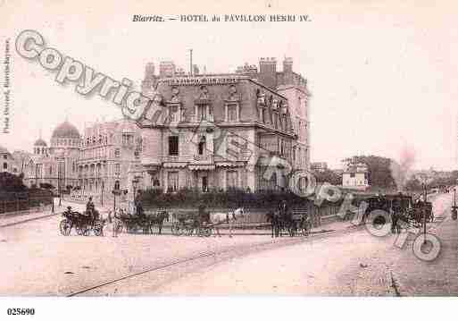 Ville de BIARRITZ, carte postale ancienne