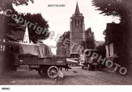 Ville de BIEFVILLERSLESBAPAUME, carte postale ancienne