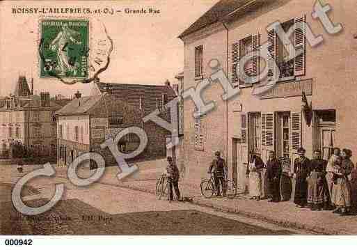 Ville de BOISSYL'AILLERIE, carte postale ancienne