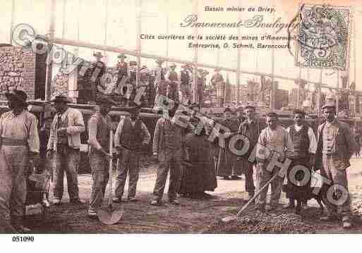 Ville de BOULIGNY, carte postale ancienne