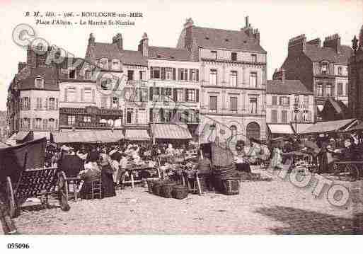 Ville de BOULOGNESURMER, carte postale ancienne