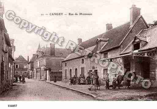 Ville de CANGEY, carte postale ancienne