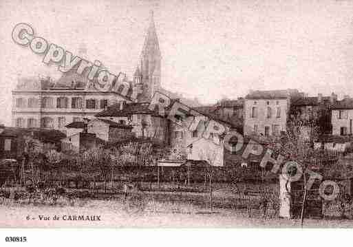 Ville de CARMAUX, carte postale ancienne