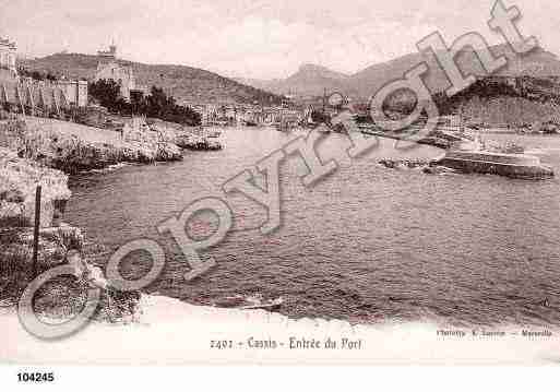 Ville de CASSIS, carte postale ancienne