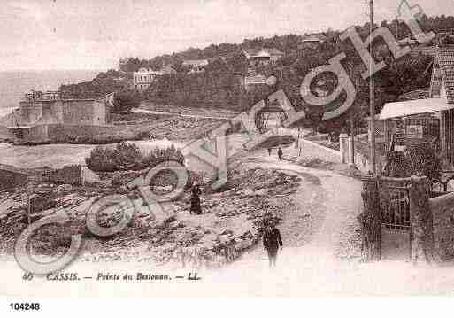 Ville de CASSIS, carte postale ancienne