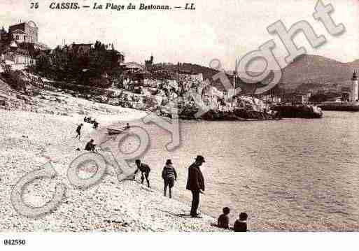 Ville de CASSIS, carte postale ancienne