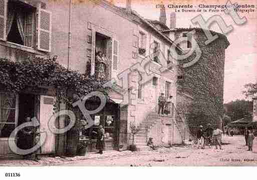 Ville de CHAMPAGNEMOUTON, carte postale ancienne