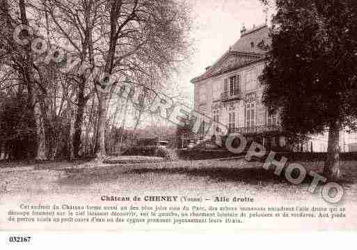 Ville de CHENEY, carte postale ancienne