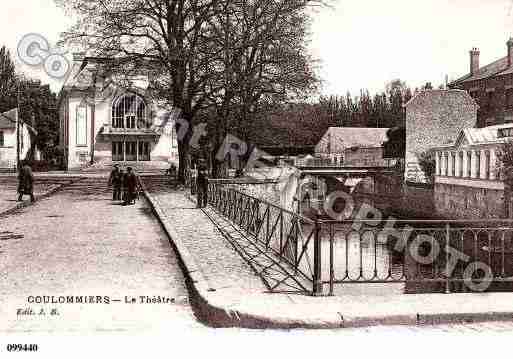 Ville de COULOMMIERS, carte postale ancienne