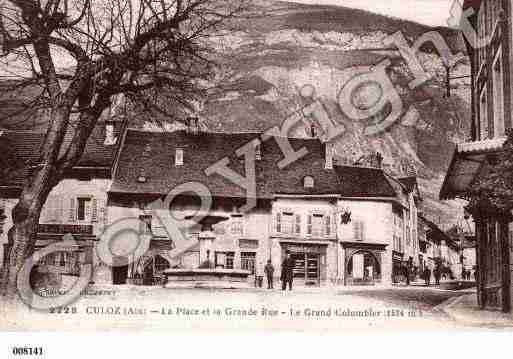 Ville de CULOZ, carte postale ancienne