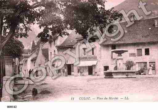 Ville de CULOZ, carte postale ancienne