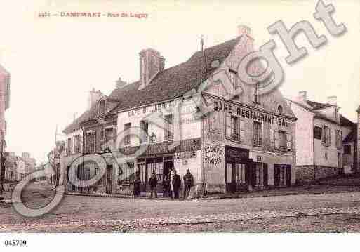 Ville de DAMPMART, carte postale ancienne