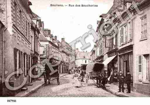 Ville de DOULLENS, carte postale ancienne