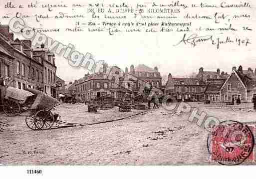 Ville de EU, carte postale ancienne