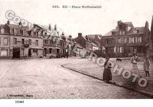 Ville de EU, carte postale ancienne