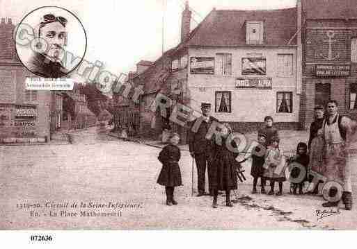 Ville de EU, carte postale ancienne