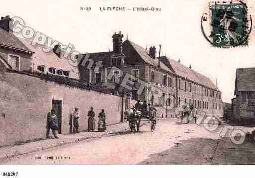 Ville de FLECHE(LA), carte postale ancienne