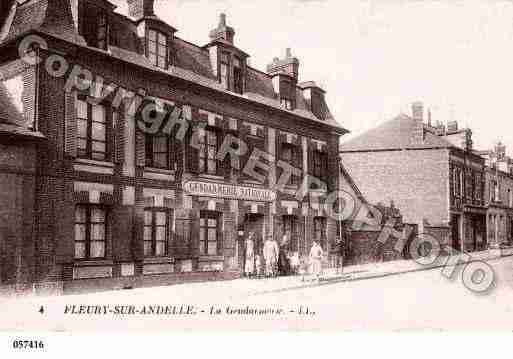 Ville de FLEURYSURANDELLE, carte postale ancienne