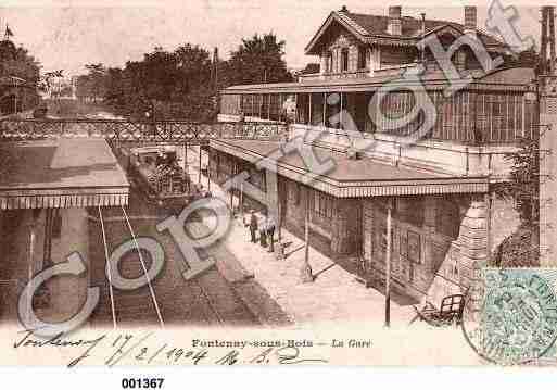 Ville de FONTENAYSBOIS, carte postale ancienne