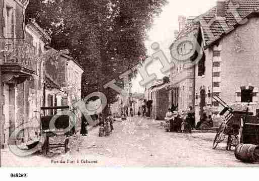 Ville de GABARRET, carte postale ancienne