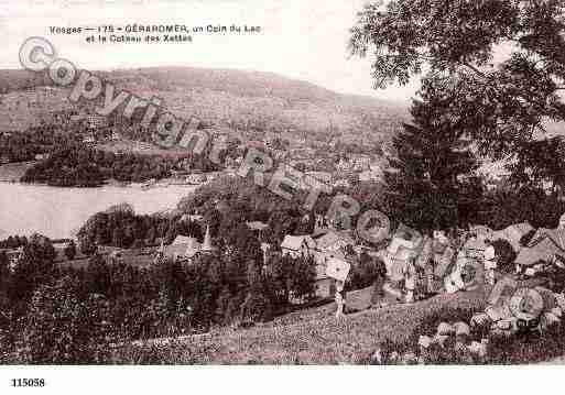 Ville de GERARDMER, carte postale ancienne