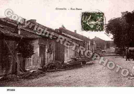 Ville de GIRONVILLE, carte postale ancienne