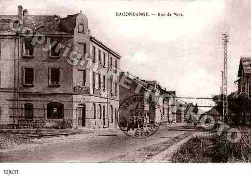 Ville de HAGONDANGE, carte postale ancienne