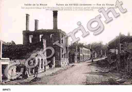 Ville de HAYBES, carte postale ancienne