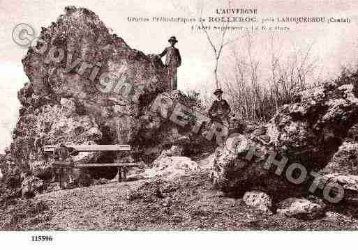 Ville de LAROQUEBROU, carte postale ancienne