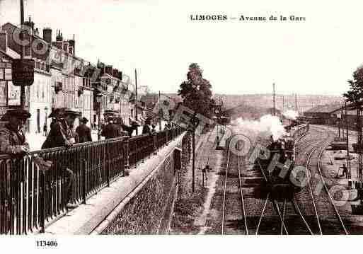 Ville de LIMOGES, carte postale ancienne