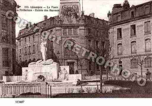 Ville de LIMOGES, carte postale ancienne