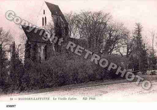 Ville de MAISONSLAFFITTE, carte postale ancienne