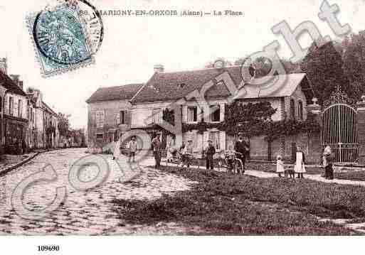 Ville de MARIGNYENORXOIS, carte postale ancienne