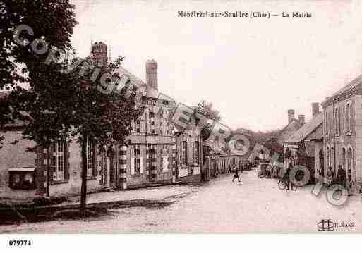 Ville de MENETREOLSURSAULDRE, carte postale ancienne