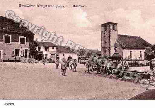 Ville de MONTREUX, carte postale ancienne