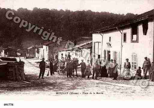 Ville de MOUILLY, carte postale ancienne