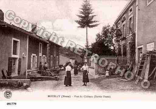 Ville de MOUILLY, carte postale ancienne