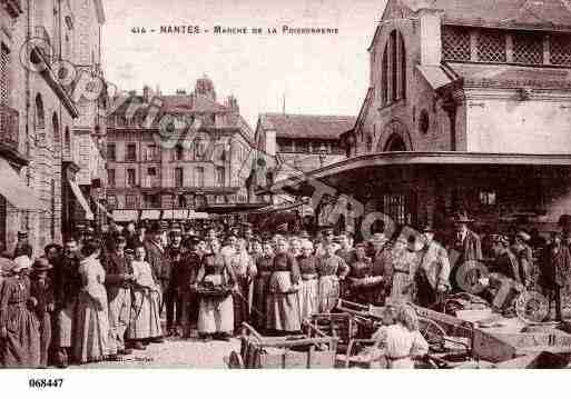 Ville de NANTES, carte postale ancienne